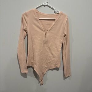 Nuuds Blush Long Sleeve Bodysuit